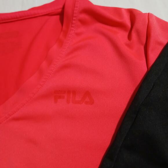 NWT Nanana dance leggings Med - Fila short-sleeved athletic top coral red M - Picture 7 of 11